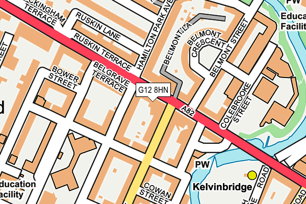 G12 8HN map - OS OpenMap – Local (Ordnance Survey) G12 8HN map - OS OpenMap – Local (Ordnance Survey)