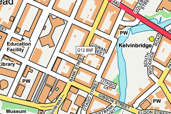 G12 8NF map - OS OpenMap – Local (Ordnance Survey) G12 8NF map - OS OpenMap – Local (Ordnance Survey)