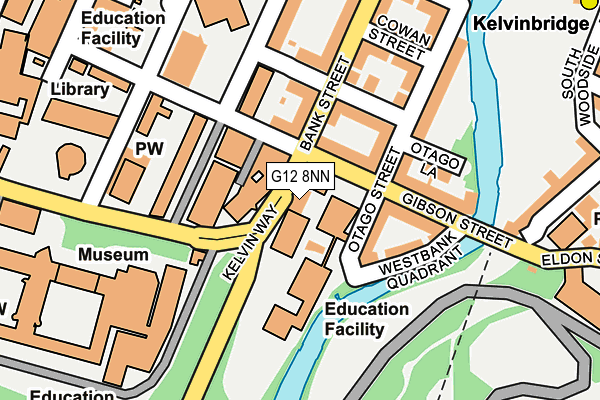 G12 8NN map - OS OpenMap – Local (Ordnance Survey) G12 8NN map - OS OpenMap – Local (Ordnance Survey)