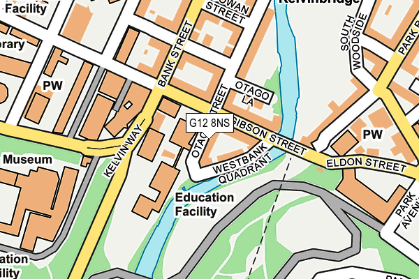 G12 8NS map - OS OpenMap – Local (Ordnance Survey) G12 8NS map - OS OpenMap – Local (Ordnance Survey)