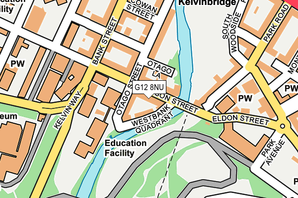 G12 8NU map - OS OpenMap – Local (Ordnance Survey) G12 8NU map - OS OpenMap – Local (Ordnance Survey)