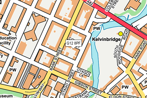 G12 8PF map - OS OpenMap – Local (Ordnance Survey) G12 8PF map - OS OpenMap – Local (Ordnance Survey)