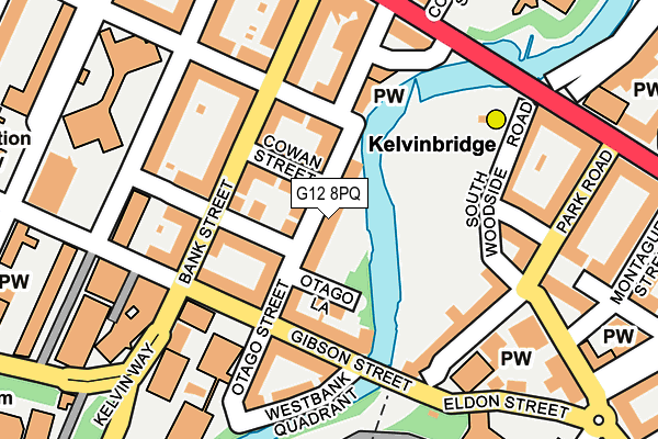 G12 8PQ map - OS OpenMap – Local (Ordnance Survey) G12 8PQ map - OS OpenMap – Local (Ordnance Survey)