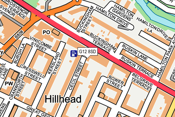 G12 8SD map - OS OpenMap – Local (Ordnance Survey) G12 8SD map - OS OpenMap – Local (Ordnance Survey)