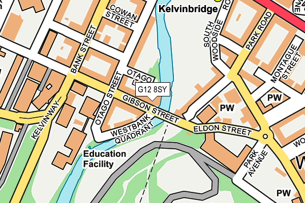 G12 8SY map - OS OpenMap – Local (Ordnance Survey) G12 8SY map - OS OpenMap – Local (Ordnance Survey)