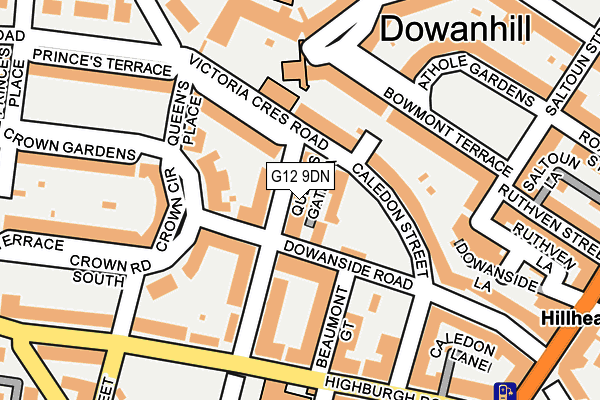 G12 9DN map - OS OpenMap – Local (Ordnance Survey) G12 9DN map - OS OpenMap – Local (Ordnance Survey)