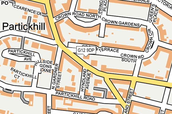 G12 9DP map - OS OpenMap – Local (Ordnance Survey) G12 9DP map - OS OpenMap – Local (Ordnance Survey)