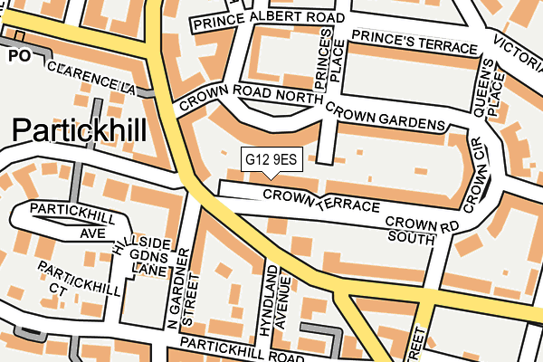G12 9ES map - OS OpenMap – Local (Ordnance Survey) G12 9ES map - OS OpenMap – Local (Ordnance Survey)