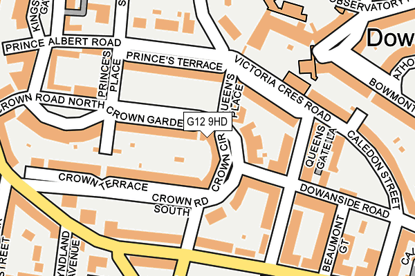G12 9HD map - OS OpenMap – Local (Ordnance Survey) G12 9HD map - OS OpenMap – Local (Ordnance Survey)