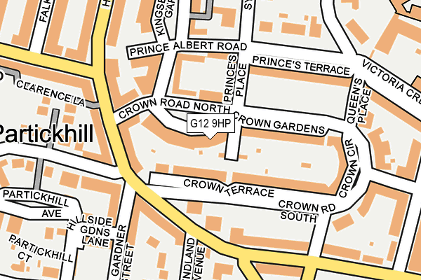 G12 9HP map - OS OpenMap – Local (Ordnance Survey) G12 9HP map - OS OpenMap – Local (Ordnance Survey)