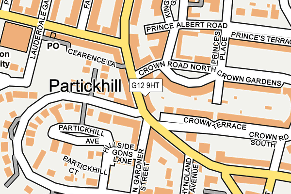 G12 9HT map - OS OpenMap – Local (Ordnance Survey) G12 9HT map - OS OpenMap – Local (Ordnance Survey)
