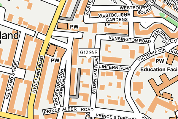 G12 9NR map - OS OpenMap – Local (Ordnance Survey) G12 9NR map - OS OpenMap – Local (Ordnance Survey)