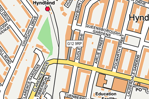 G12 9RP map - OS OpenMap – Local (Ordnance Survey) G12 9RP map - OS OpenMap – Local (Ordnance Survey)