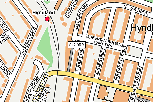 G12 9RR map - OS OpenMap – Local (Ordnance Survey) G12 9RR map - OS OpenMap – Local (Ordnance Survey)