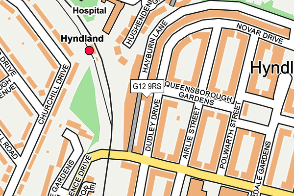 G12 9RS map - OS OpenMap – Local (Ordnance Survey) G12 9RS map - OS OpenMap – Local (Ordnance Survey)