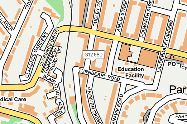 G12 9SD map - OS OpenMap – Local (Ordnance Survey) G12 9SD map - OS OpenMap – Local (Ordnance Survey)