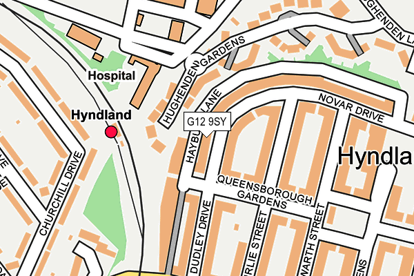 G12 9SY map - OS OpenMap – Local (Ordnance Survey) G12 9SY map - OS OpenMap – Local (Ordnance Survey)