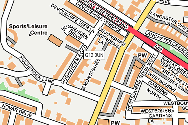 G12 9UN map - OS OpenMap – Local (Ordnance Survey) G12 9UN map - OS OpenMap – Local (Ordnance Survey)