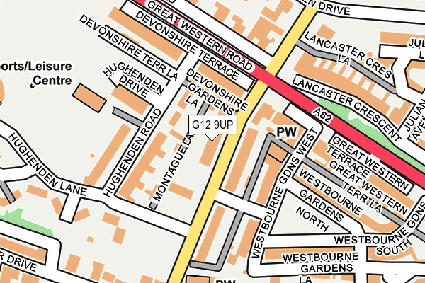 G12 9UP map - OS OpenMap – Local (Ordnance Survey) G12 9UP map - OS OpenMap – Local (Ordnance Survey)