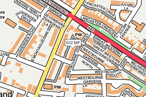 G12 9XF map - OS OpenMap – Local (Ordnance Survey) G12 9XF map - OS OpenMap – Local (Ordnance Survey)