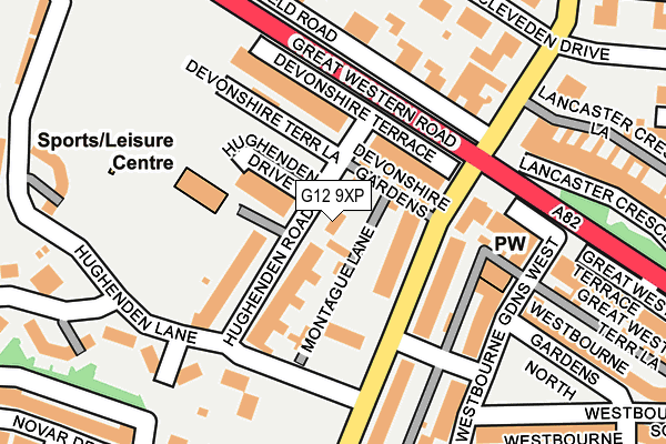 G12 9XP map - OS OpenMap – Local (Ordnance Survey) G12 9XP map - OS OpenMap – Local (Ordnance Survey)