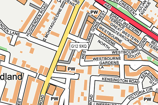 G12 9XQ map - OS OpenMap – Local (Ordnance Survey) G12 9XQ map - OS OpenMap – Local (Ordnance Survey)
