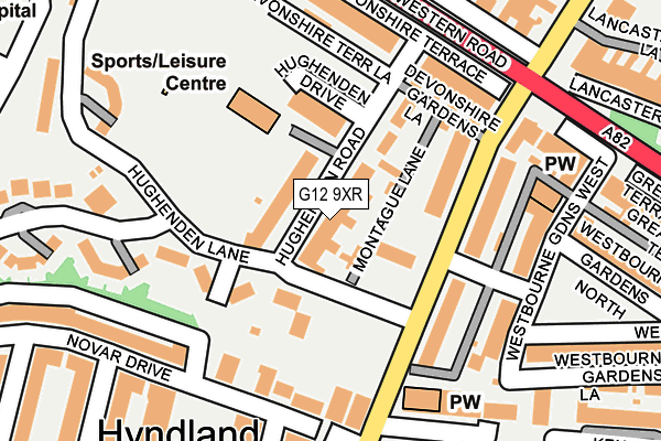 G12 9XR map - OS OpenMap – Local (Ordnance Survey) G12 9XR map - OS OpenMap – Local (Ordnance Survey)