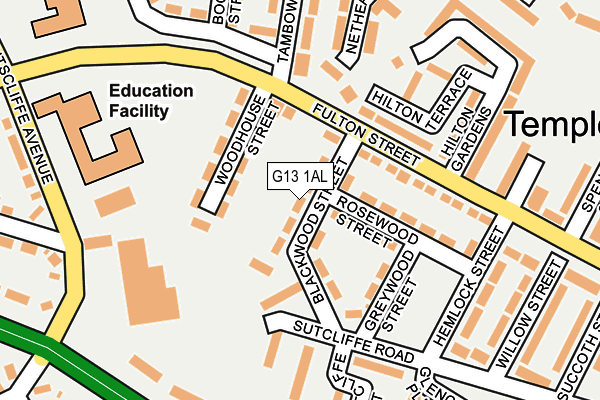G13 1AL map - OS OpenMap – Local (Ordnance Survey) G13 1AL map - OS OpenMap – Local (Ordnance Survey)