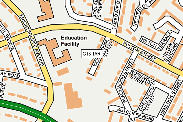 G13 1AR map - OS OpenMap – Local (Ordnance Survey) G13 1AR map - OS OpenMap – Local (Ordnance Survey)