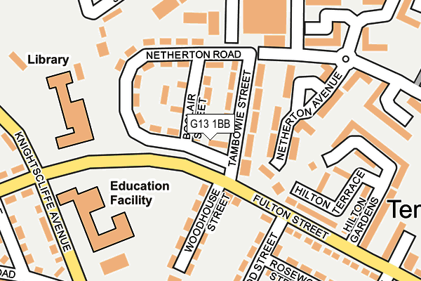 G13 1BB map - OS OpenMap – Local (Ordnance Survey) G13 1BB map - OS OpenMap – Local (Ordnance Survey)