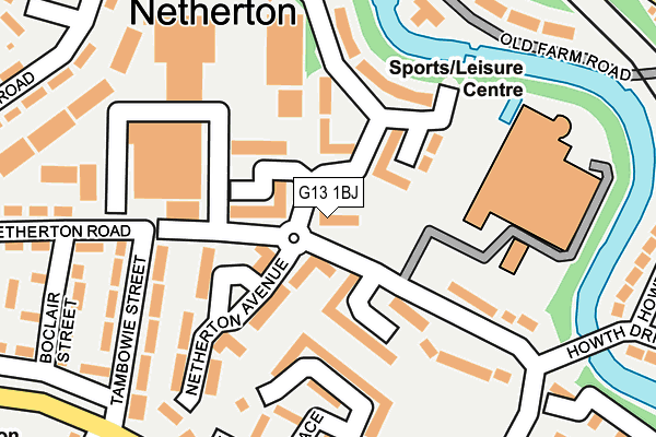 G13 1BJ map - OS OpenMap – Local (Ordnance Survey) G13 1BJ map - OS OpenMap – Local (Ordnance Survey)