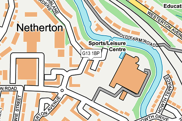 G13 1BP map - OS OpenMap – Local (Ordnance Survey) G13 1BP map - OS OpenMap – Local (Ordnance Survey)