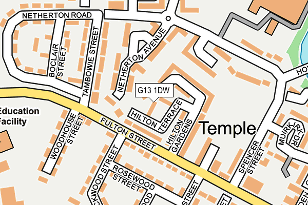 G13 1DW map - OS OpenMap – Local (Ordnance Survey) G13 1DW map - OS OpenMap – Local (Ordnance Survey)