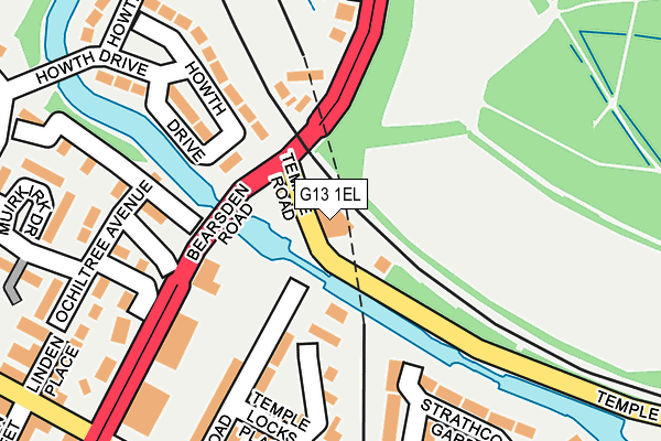 G13 1EL map - OS OpenMap – Local (Ordnance Survey) G13 1EL map - OS OpenMap – Local (Ordnance Survey)