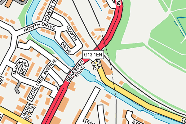 G13 1EN map - OS OpenMap – Local (Ordnance Survey) G13 1EN map - OS OpenMap – Local (Ordnance Survey)