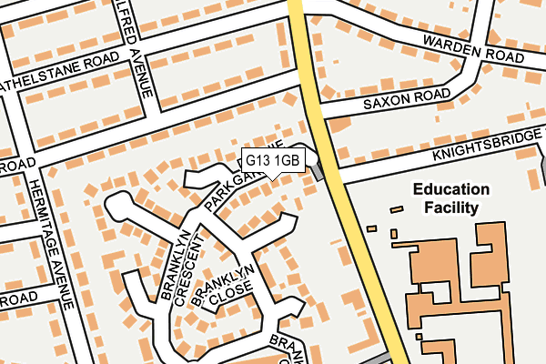 G13 1GB map - OS OpenMap – Local (Ordnance Survey) G13 1GB map - OS OpenMap – Local (Ordnance Survey)