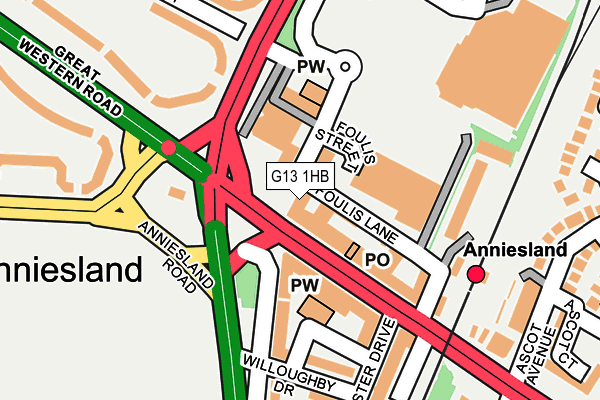 G13 1HB map - OS OpenMap – Local (Ordnance Survey) G13 1HB map - OS OpenMap – Local (Ordnance Survey)