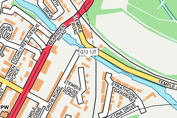 G13 1JT map - OS OpenMap – Local (Ordnance Survey) G13 1JT map - OS OpenMap – Local (Ordnance Survey)