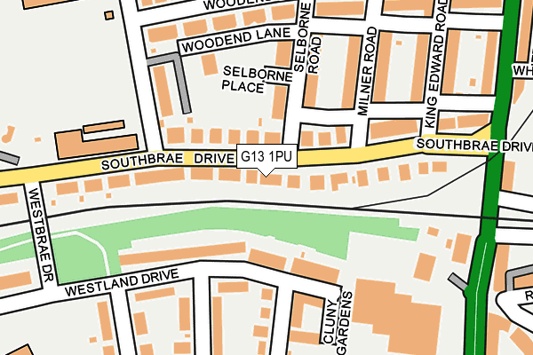 G13 1PU map - OS OpenMap – Local (Ordnance Survey) G13 1PU map - OS OpenMap – Local (Ordnance Survey)