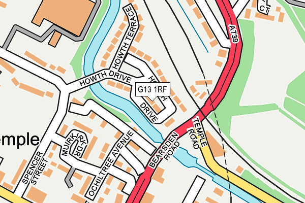 G13 1RF map - OS OpenMap – Local (Ordnance Survey) G13 1RF map - OS OpenMap – Local (Ordnance Survey)