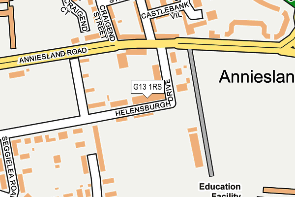 G13 1RS map - OS OpenMap – Local (Ordnance Survey) G13 1RS map - OS OpenMap – Local (Ordnance Survey)