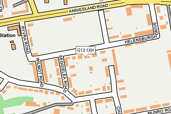 G13 1XH map - OS OpenMap – Local (Ordnance Survey) G13 1XH map - OS OpenMap – Local (Ordnance Survey)