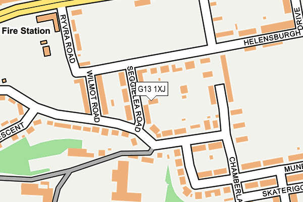 G13 1XJ map - OS OpenMap – Local (Ordnance Survey) G13 1XJ map - OS OpenMap – Local (Ordnance Survey)