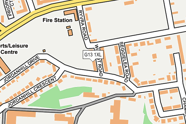 G13 1XL map - OS OpenMap – Local (Ordnance Survey) G13 1XL map - OS OpenMap – Local (Ordnance Survey)