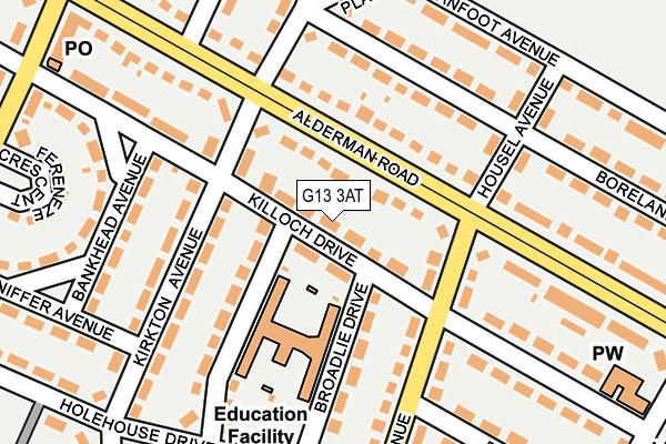 G13 3AT map - OS OpenMap – Local (Ordnance Survey) G13 3AT map - OS OpenMap – Local (Ordnance Survey)