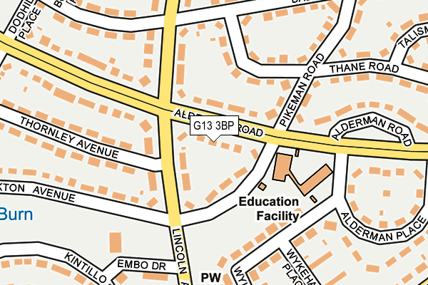 G13 3BP map - OS OpenMap – Local (Ordnance Survey) G13 3BP map - OS OpenMap – Local (Ordnance Survey)