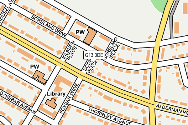 G13 3DE map - OS OpenMap – Local (Ordnance Survey) G13 3DE map - OS OpenMap – Local (Ordnance Survey)