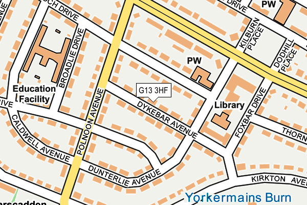 G13 3HF map - OS OpenMap – Local (Ordnance Survey) G13 3HF map - OS OpenMap – Local (Ordnance Survey)