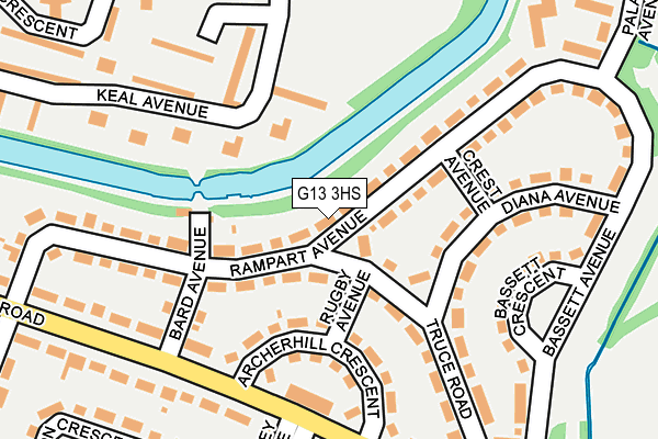 G13 3HS map - OS OpenMap – Local (Ordnance Survey) G13 3HS map - OS OpenMap – Local (Ordnance Survey)