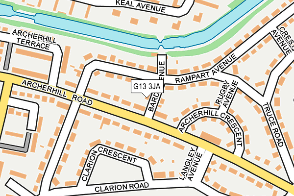 G13 3JA map - OS OpenMap – Local (Ordnance Survey) G13 3JA map - OS OpenMap – Local (Ordnance Survey)